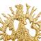 Set of 3 Gold Aluminum Modern Wall Decor, 25" x 25" x 3"
